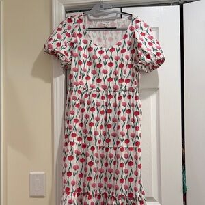 Floral Puff Sleeve Dress J Crew